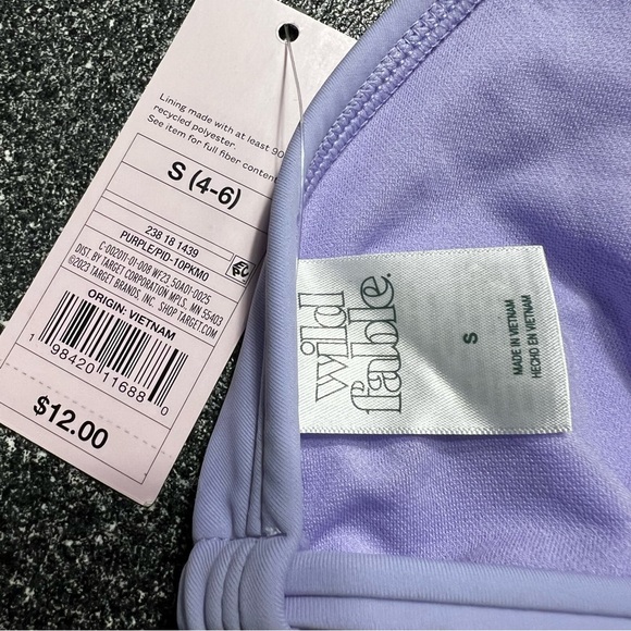 NWT Wild Fable Lavender Bikini Set Size S - Picture 9 of 9